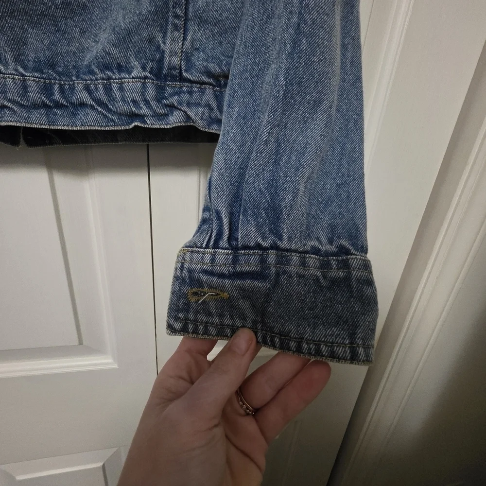 7 For All Mankind Denim Girls Distressed Jacket Size Medium